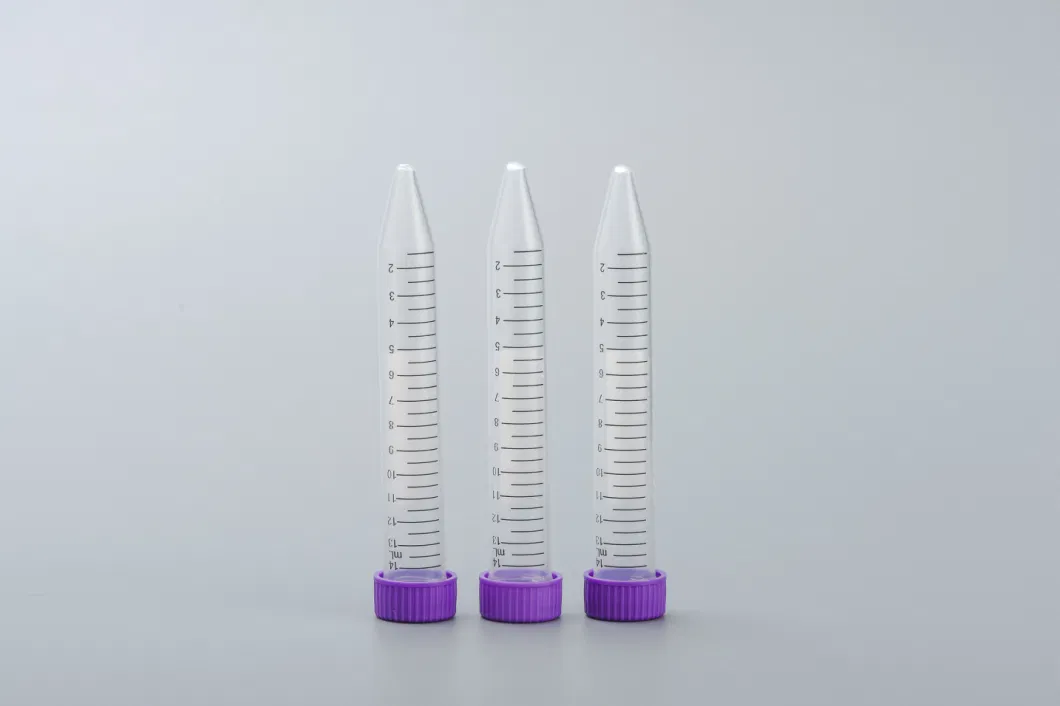 Plastic Tube 15ml Conical Bottom Centrifuge Tube